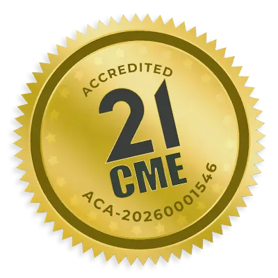 CME Accredited Hours Stamp